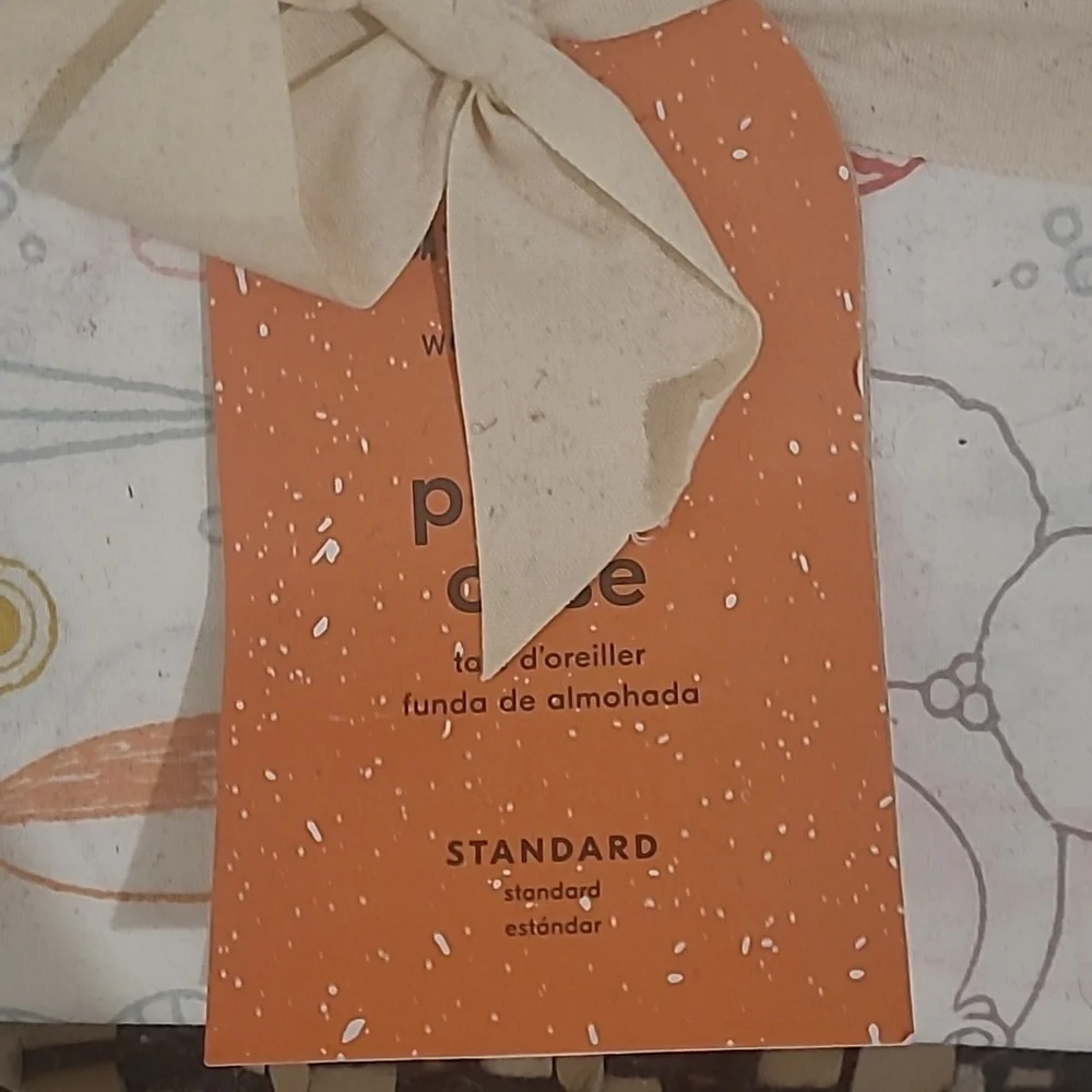 NWT WEST ELM KIDS ADA TWIST SET OF 2 STANDARD PILLOW COVERS